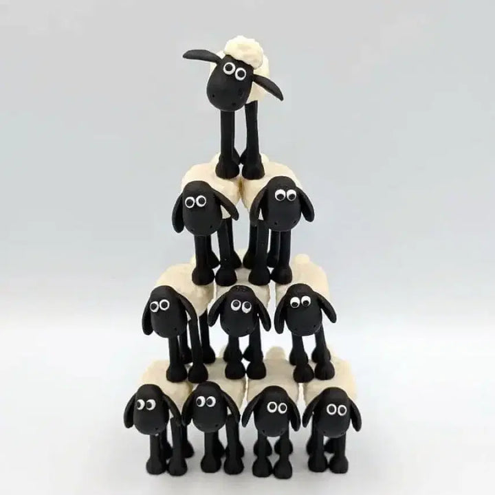 [BUNJANG] Shaun the Sheep Stacking Figure / 숀더쉽 쌓기 피규어