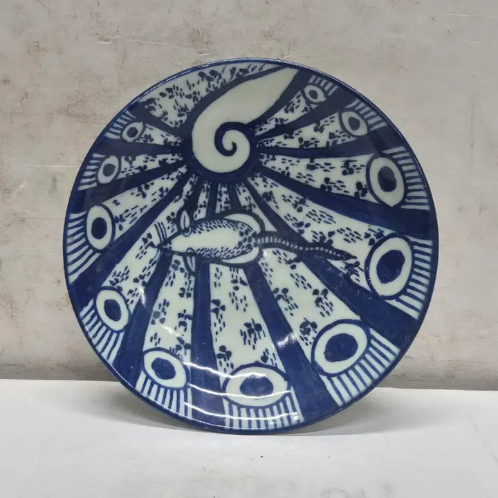 [BUNJANG] Chinese Celadon Porcelain Bowl / [도자기공주골동품] 청화 중국도자기 반 (570번)+++ 네