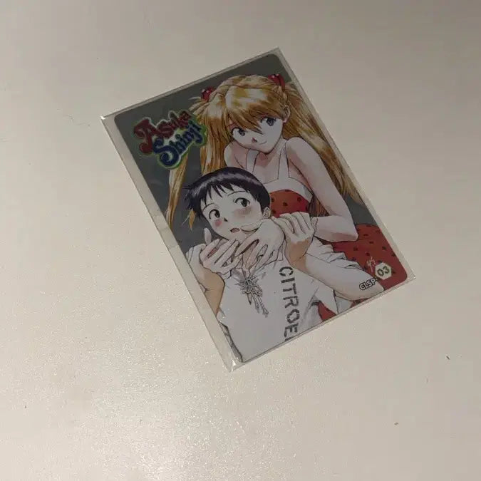 [BUNJANG] Evangelion Shinji Asuka Wafer Card / 에반게리온 에바 신지 아스카 미소녀 웨하스 카드 포토카드 포카