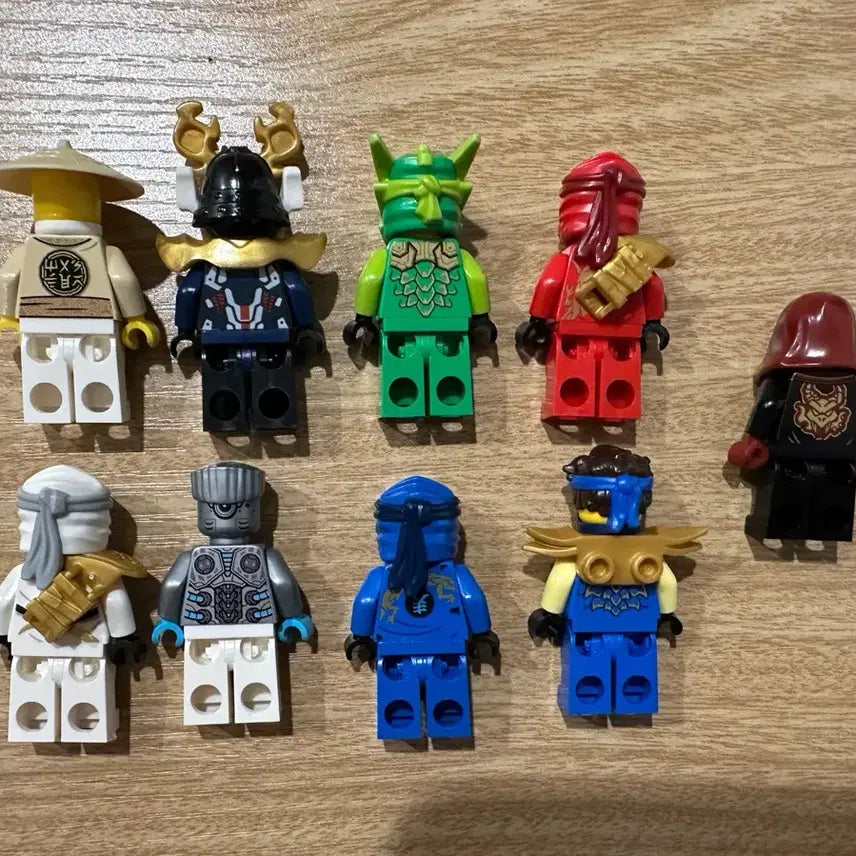 [BUNJANG] LEGO Ninjago Minifigure Bundle Set (9 pieces) / 레고 닌자고 미니피겨 일괄 9개