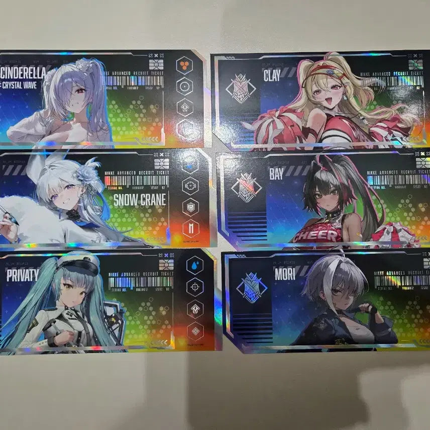 [BUNJANG] NİKE Summer Pop-up Premium Recruitment Ticket Set (6 Types) / 니케 서머 팝업 고급모집티켓 6종 판매