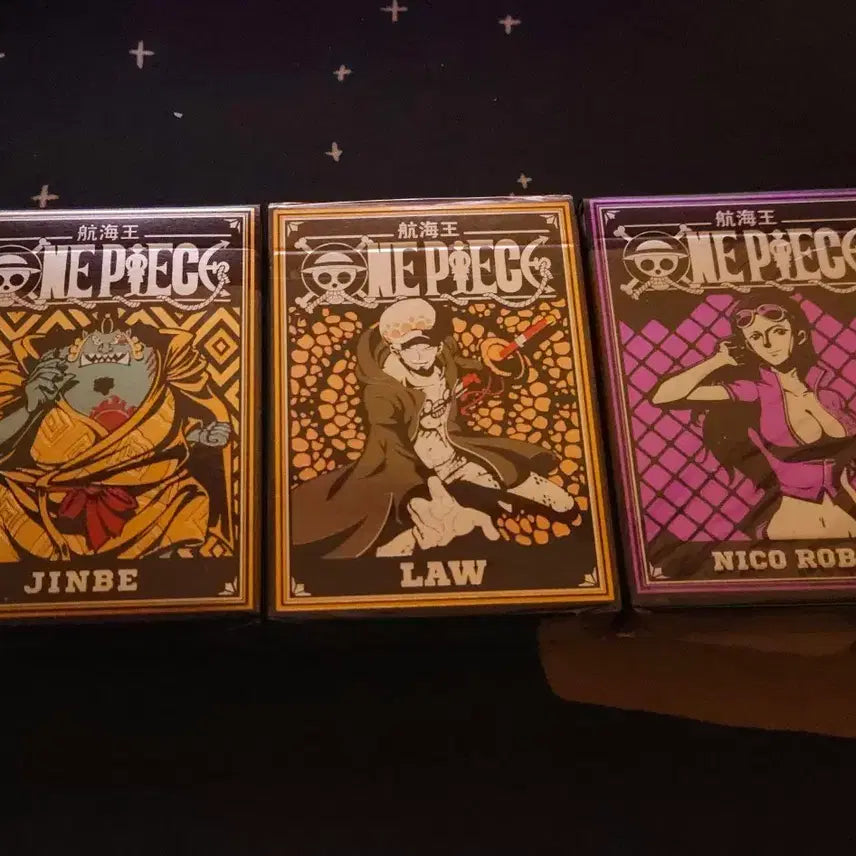 [BUNJANG] One Piece Custom Playing Cards - Nico Robin, Trafalgar Law, Jinbe Limited Edition / 원피스 트럼프 카드 3개 판매합니다!