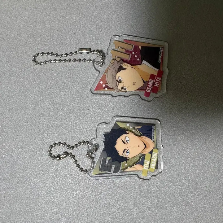 [BUNJANG] Haikyuu!! Akaashi Keiji &amp; Miya Osamu Keyring / 하이큐 아카아시 미야 오사무 키링