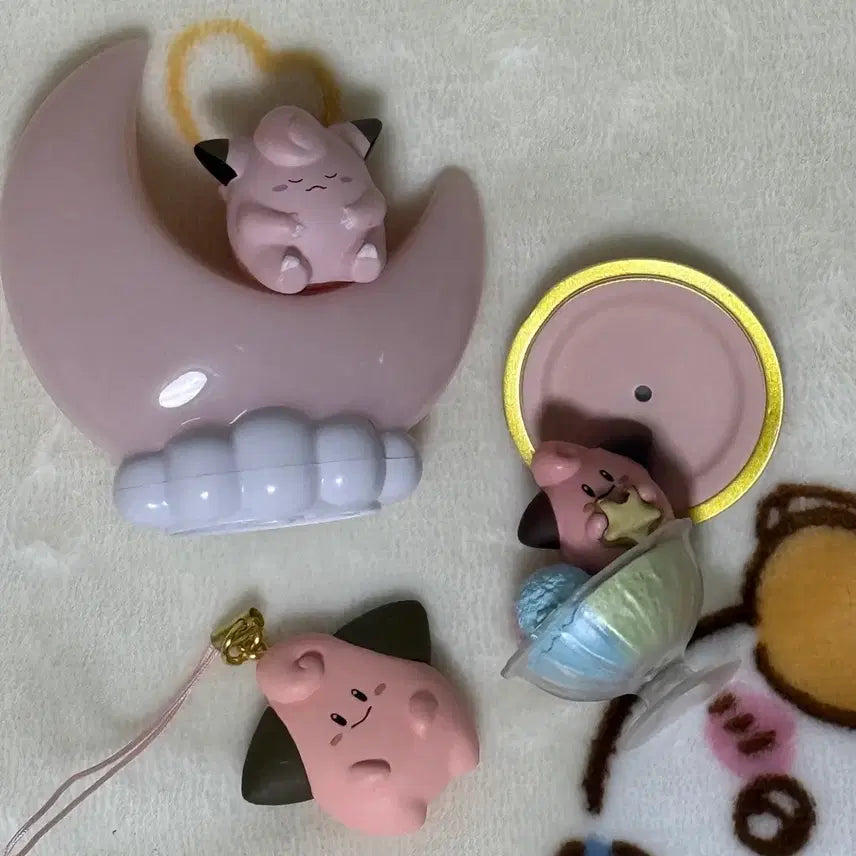 [BUNJANG] Pokemon Clefairy Figure Gacha Bundle Set / 포켓몬 삐삐&amp;삐 피규어 가챠 일괄