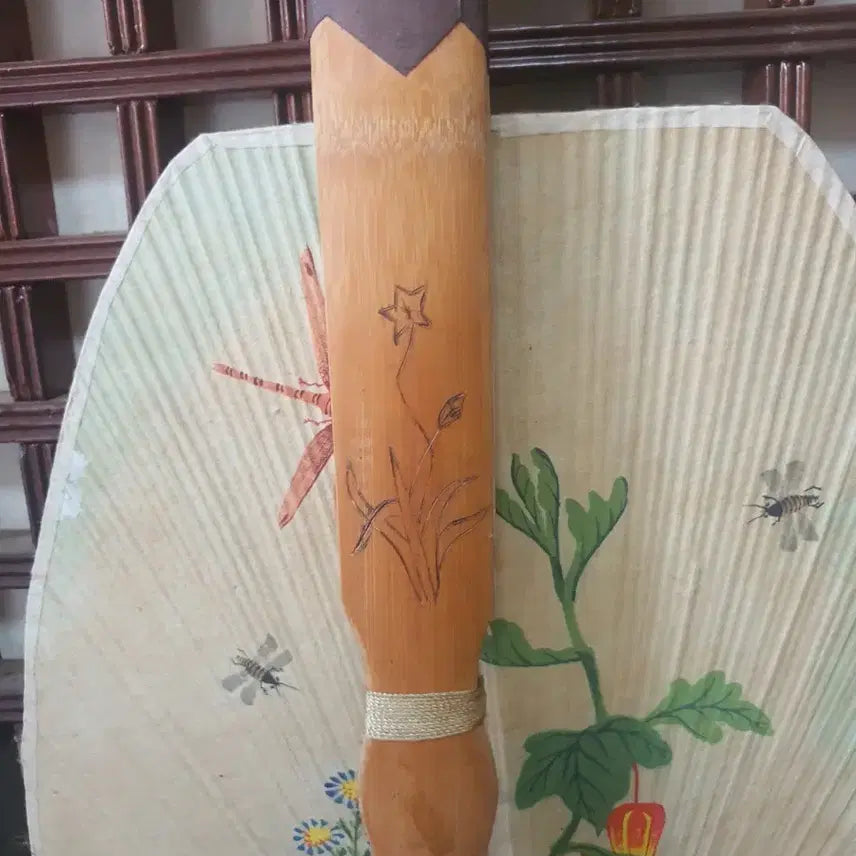 [BUNJANG] Traditional Korean Fan with Daruma Painting / 달마도 부채