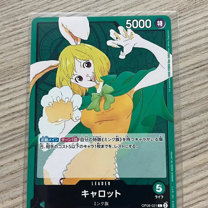[BUNJANG] One Piece Card Carrot (Japanese Release) / (일판 리더) 원피스 카드 캐럿