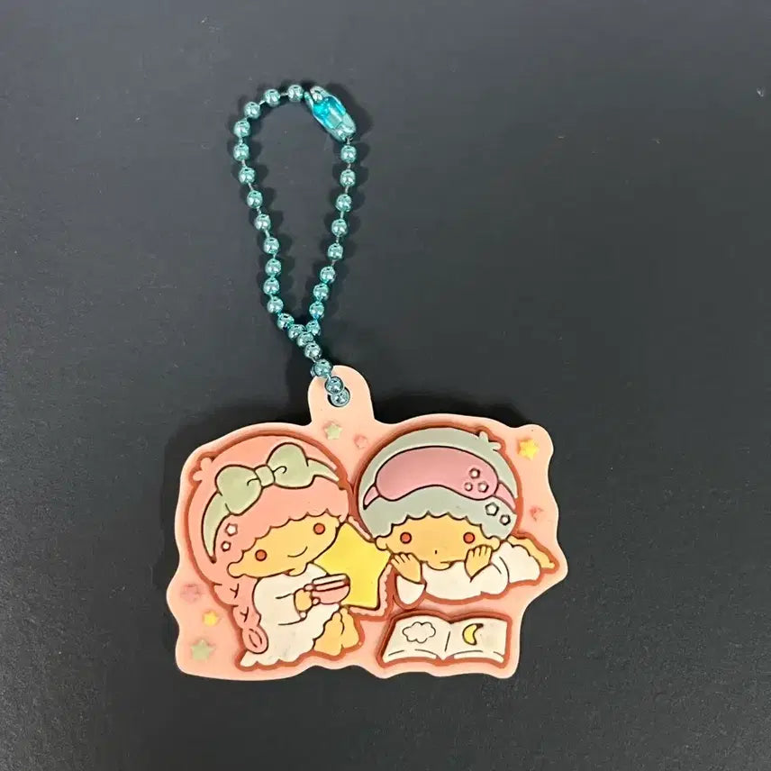 [BUNJANG] Sanrio Little Twin Stars Rubber Keychain / 산리오 구미 리틀트윈스타 러버 키링