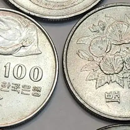 [BUNJANG] Bank of Korea 100 Won Coin Set (2 Types) / 한국은행 100원 주화 2종 일괄