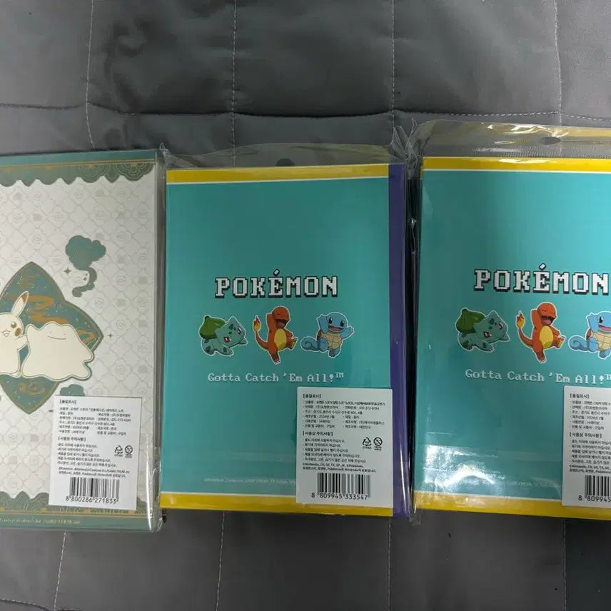[BUNJANG] Pokemon Store Notebook Bundle / 포켓몬스토어 노트 3개 일괄