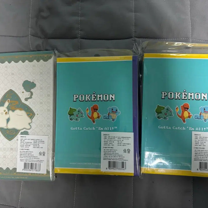 [BUNJANG] Pokemon Store Notebook Bundle / 포켓몬스토어 노트 3개 일괄
