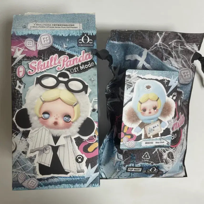 [BUNJANG] Pop Mart Skullpanda Off-Mode Staychill Figure / [현물]팝마트 스컬판다 오프모드 off모드 스테이칠