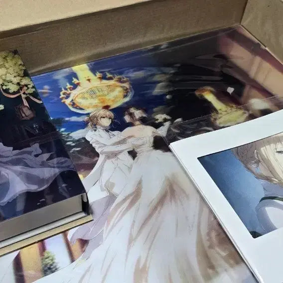 [BUNJANG] Violet Evergarden UFE Bundle Set (Sealed) - Includes Blu-rays, Bonus Clear Files, and Poster / (블루레이) 바이올렛 에버가든 UFE 일괄 판매합니다.