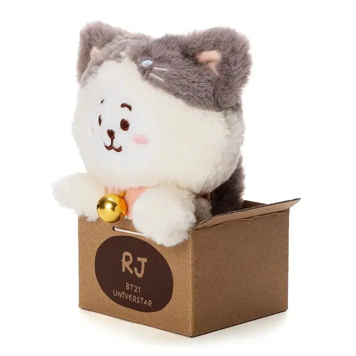 [BUNJANG] BT21 CAT DAY RJ Plush Doll (Japan Limited, Sealed) / 원가이하 미개봉) 일본 한정 BT21 고양이 RJ 인형
