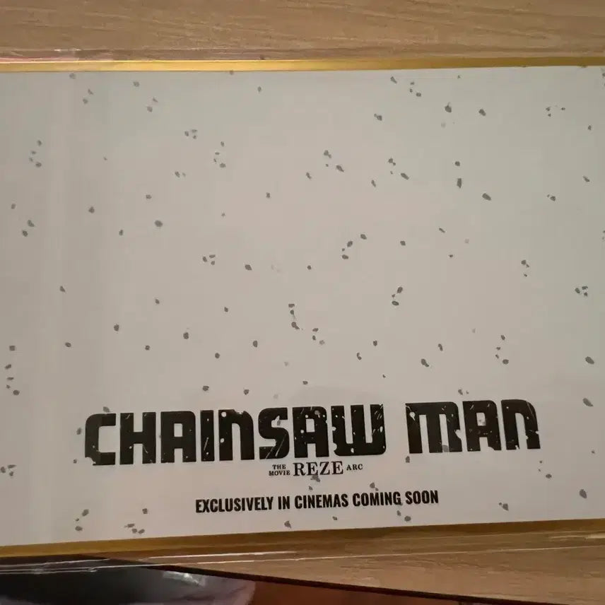 [BUNJANG] Chainsaw Man Taiwan Illustration Board / 체인소맨 대만 일러스트 보드