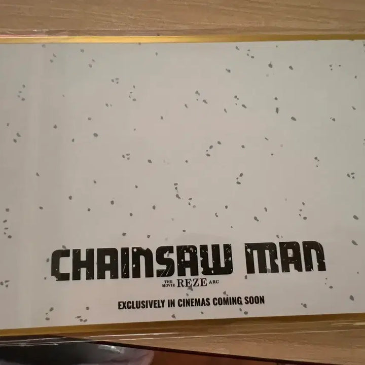 [BUNJANG] Chainsaw Man Taiwan Illustration Board / 체인소맨 대만 일러스트 보드