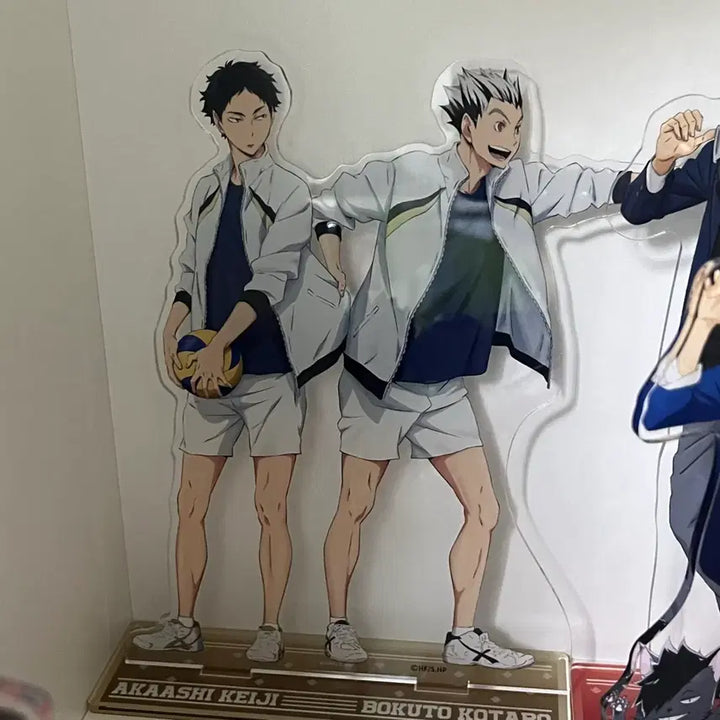 [BUNJANG] Haikyuu Bokuto Akaashi Big Acrylic Stand / 하이큐 보쿠토 아카아시 빅아크릴