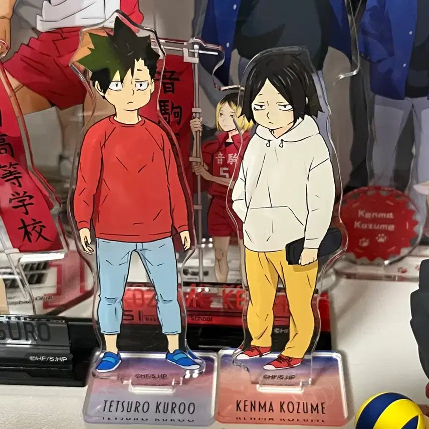 [BUNJANG] Haikyuu!! Childhood Kenma &amp; Kuroo Acrylic Stand / 하이큐 유년기 켄마 쿠로오 아크릴