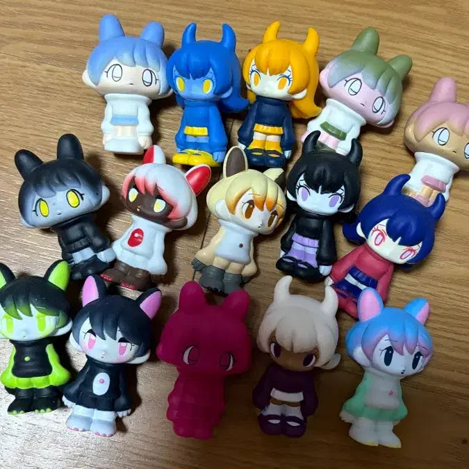 [BUNJANG] Kaedechan Bundle Set Vintage Bishoujo Sofubi Figures / 카에짱 일괄 미소녀 피규어 고전 미소녀 소프비 세트