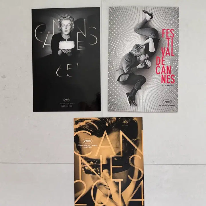 [BUNJANG] Cannes Film Festival Commemorative Postcards 3-Piece Bundle / 칸 영화제 기념 엽서 3종 일괄 / 영화굿즈
