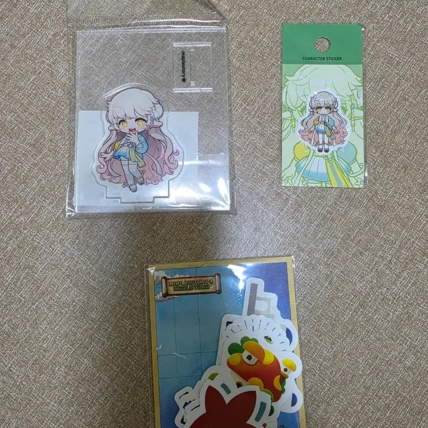 [BUNJANG] MapleStory MapleStory Popup Lala Acrylic Sticker Set / 메이플스토리 팝업 라라 아크릴 스티커