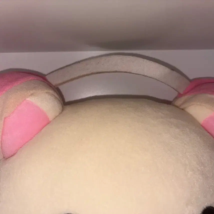 [BUNJANG] San-X Korilakkuma Medium Plush Doll Headphones / 산엑스 헤드폰 헤드셋 코리락쿠마 중형 인형