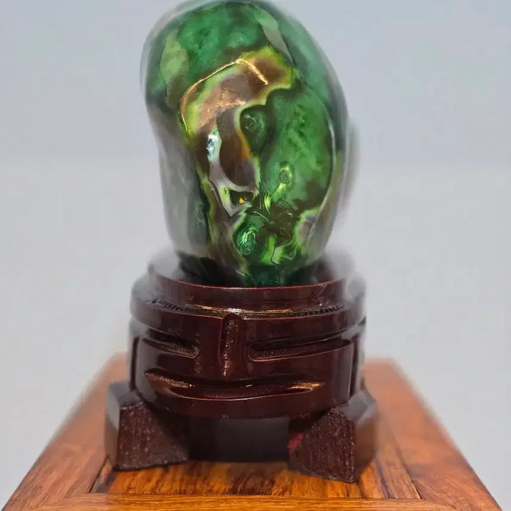 [BUNJANG] Color Agate Stone Mineral Scholar Stone with Auspicious Patterns / 26080504 문양과 컬러가 영롱하고 좋은 기운을 주는 컬러마노석 광물 수석 팝니다