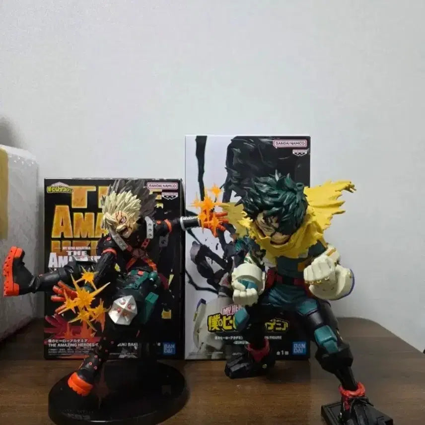 [BUNJANG] My Hero Academia Bakugo &amp; Midoriya Figure Bundle Set / 히로아카 바쿠고 + 미도리야 피규어 일괄 양도
