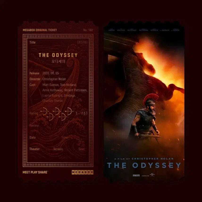 [BUNJANG] Megabox Odyssey Original Ticket / 메가박스 오디세이 오리지널 티켓