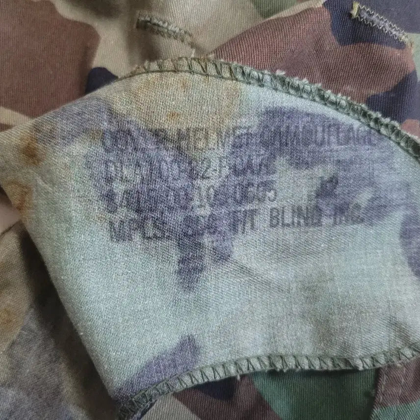 [BUNJANG] US Military Helmet Cover Camouflage Vintage / 미군 철모 커버