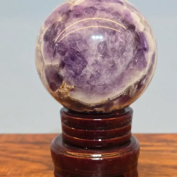 [BUNJANG] Amethyst Geode Stone / 26080513 한송이 꽃이 활짝 핀 자수정 구가공석 광물 수석 팝니다