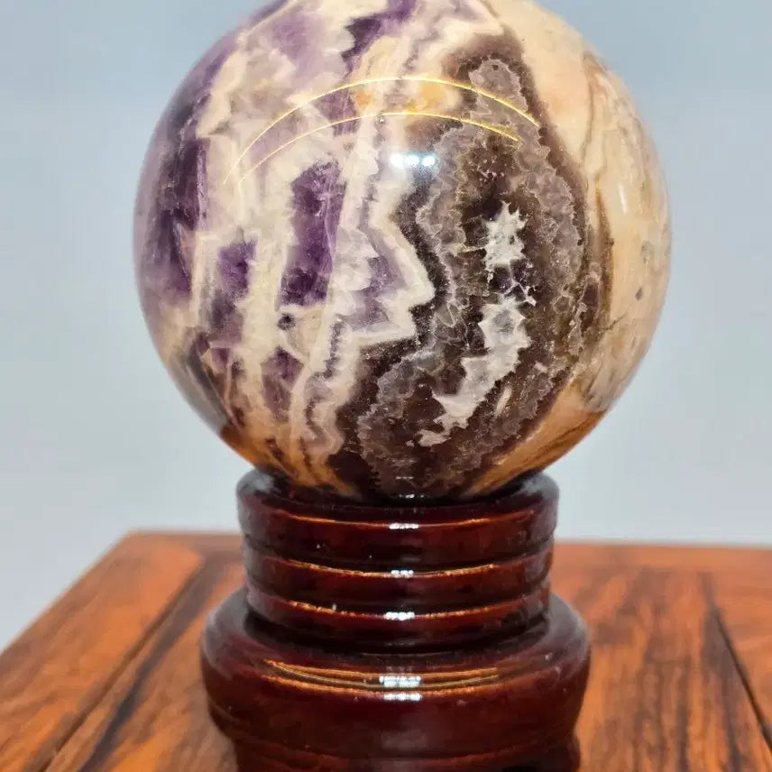 [BUNJANG] Amethyst Geode Stone / 26080513 한송이 꽃이 활짝 핀 자수정 구가공석 광물 수석 팝니다