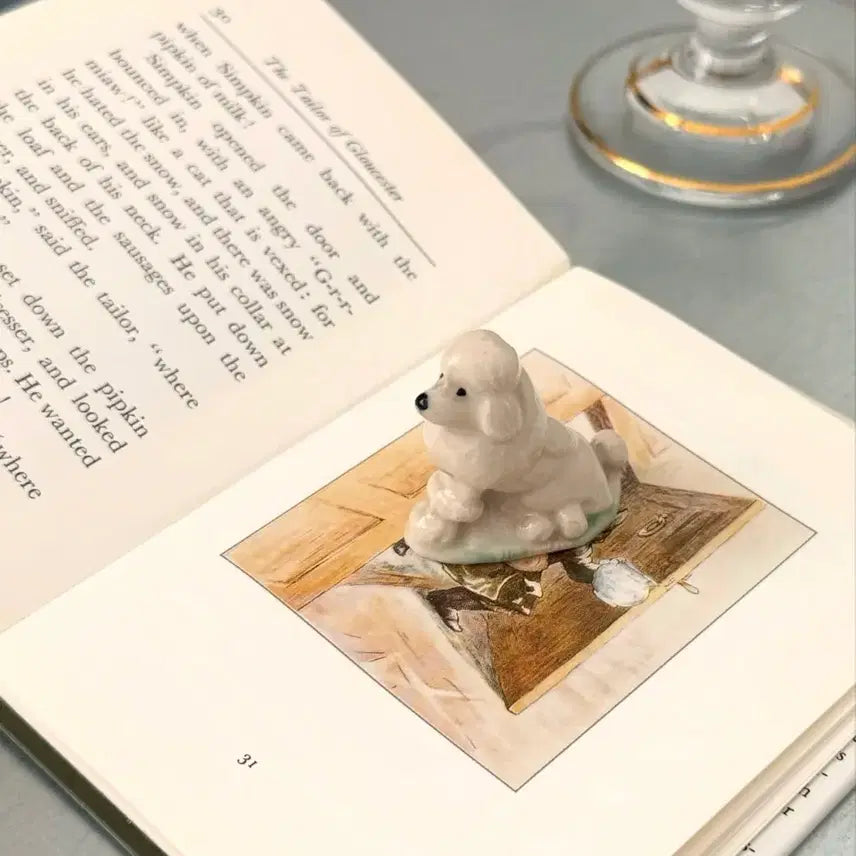 [BUNJANG] Poodle Miniature Figurine / 푸들 미니피겨린