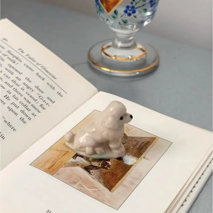 [BUNJANG] Poodle Miniature Figurine / 푸들 미니피겨린