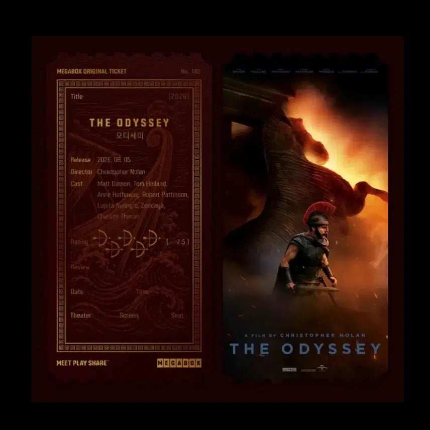 [BUNJANG] Odyssey Megabox Original Ticket / 오디세이 메가박스 오리지널 티켓