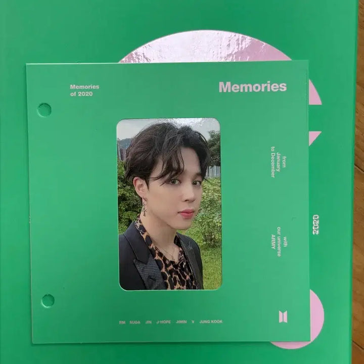 [BUNJANG] BTS 2020 Memories Blu-ray Jimin Photocard &amp; Paper Frame Set / 방탄소년단 BTS 2020 메모리즈 블루레이 지민