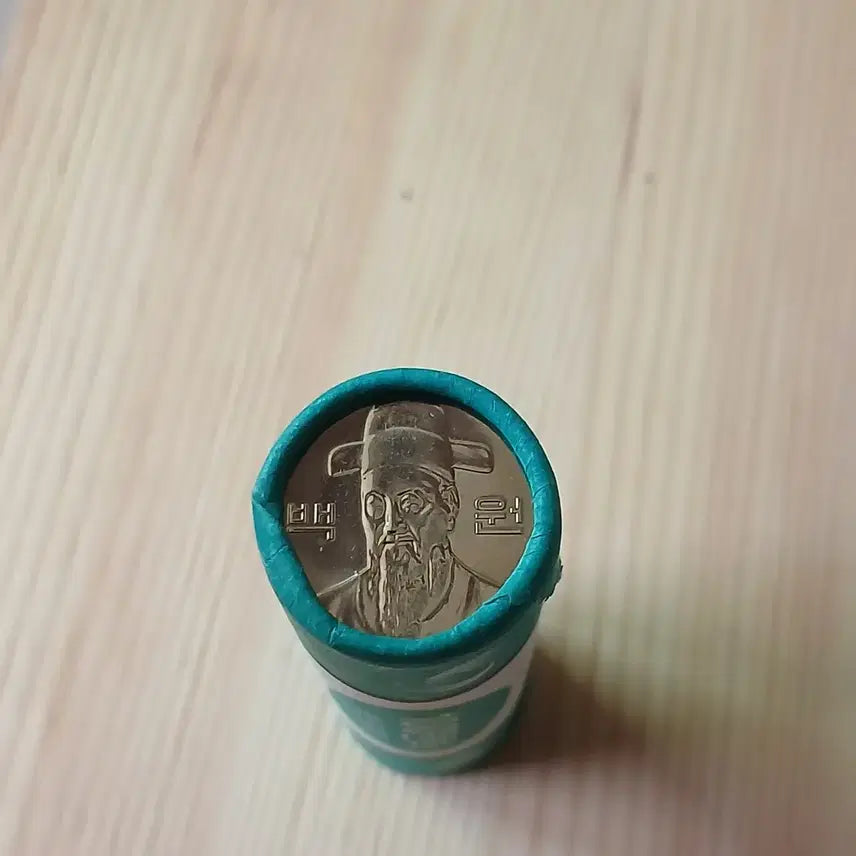 [BUNJANG] Bank of Korea 2017 100 Won Coin Roll (Unused) / 한국은행 2017년 100원 50개롤주화 (미사용)