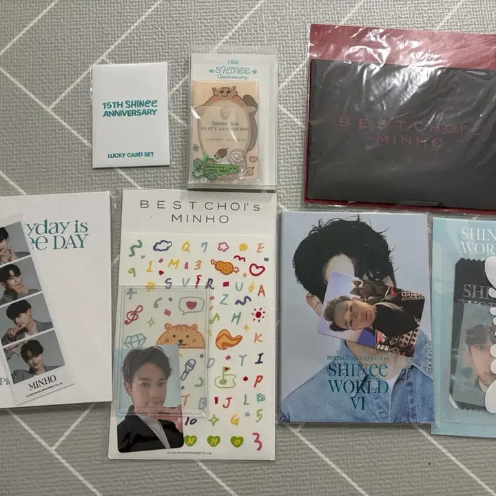 [BUNJANG] SHINee Minho 15th Anniversary Lucky Draw Set / 샤이니 민호 굿즈