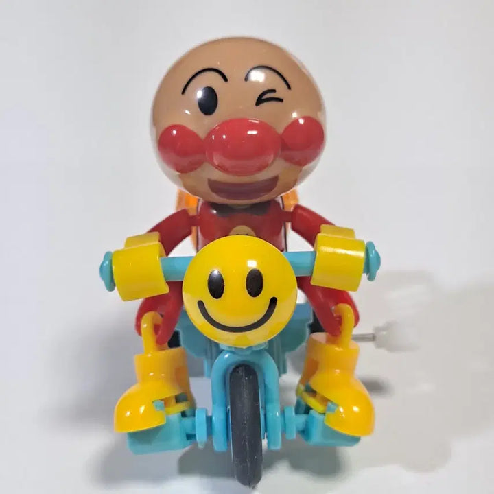 [BUNJANG] Anpanman Wind-up Doll Figure / 호빵맨 자전거 태엽 인형 피규어