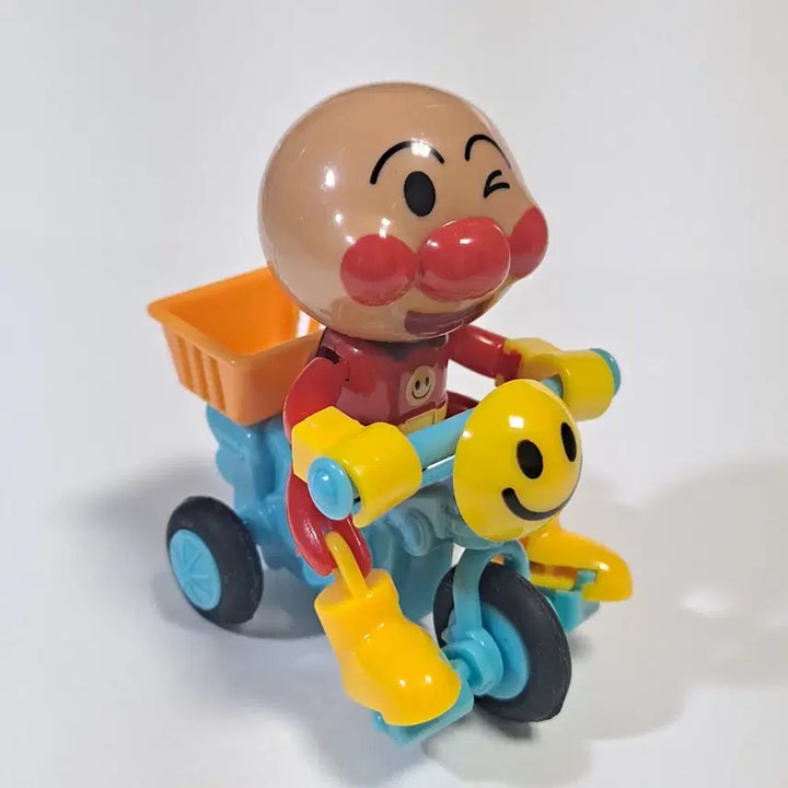 [BUNJANG] Anpanman Wind-up Doll Figure / 호빵맨 자전거 태엽 인형 피규어