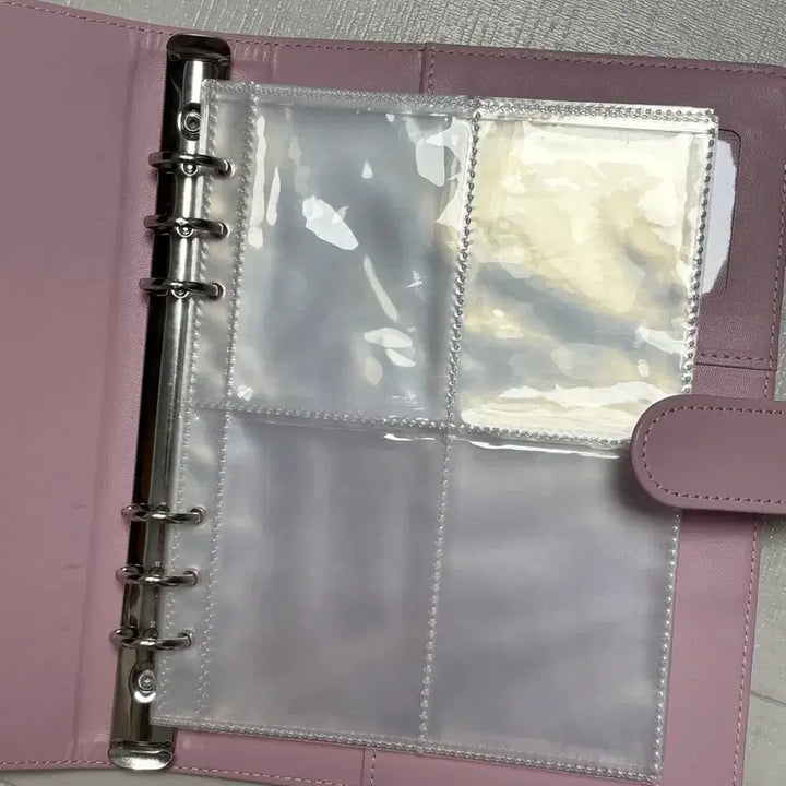 [BUNJANG] A5 Macaron Binder Pink (Includes Inserts) / a5 마카롱 바인더 핑크 (속지내장)