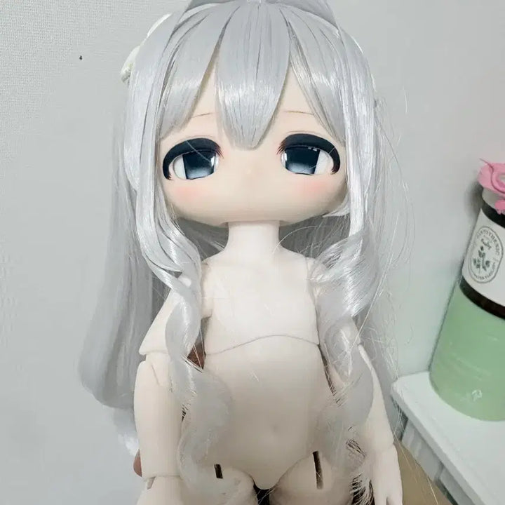 [BUNJANG] 3 to 6 BJD Wig, Head, and Eyes Bundle Set / 3분(3to6) 구관 인형 가발 + 헤드 + 눈 (바디x) 일괄