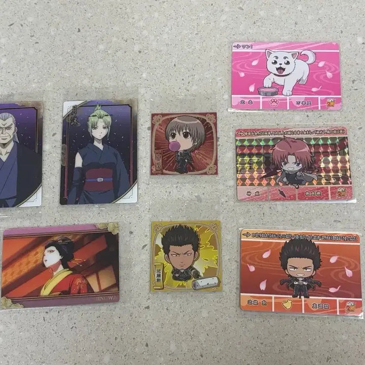 [BUNJANG] Gintama Bandai Wafer Card &amp; Sticker Set / 은혼 반다이 웨하스 카드 &amp; 스티커