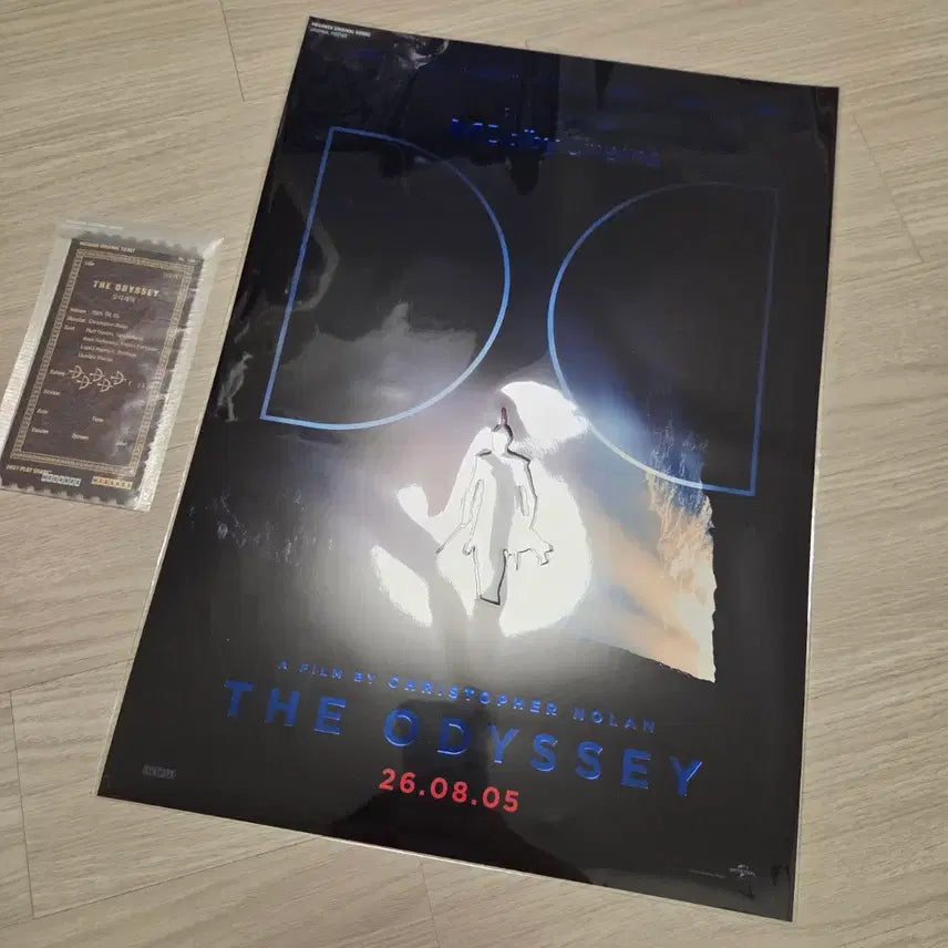 [BUNJANG] Odyssey Dolby Poster, Original Ticket Bundle Set / 일괄) 오디세이 돌비 포스터, 오리지널 티켓