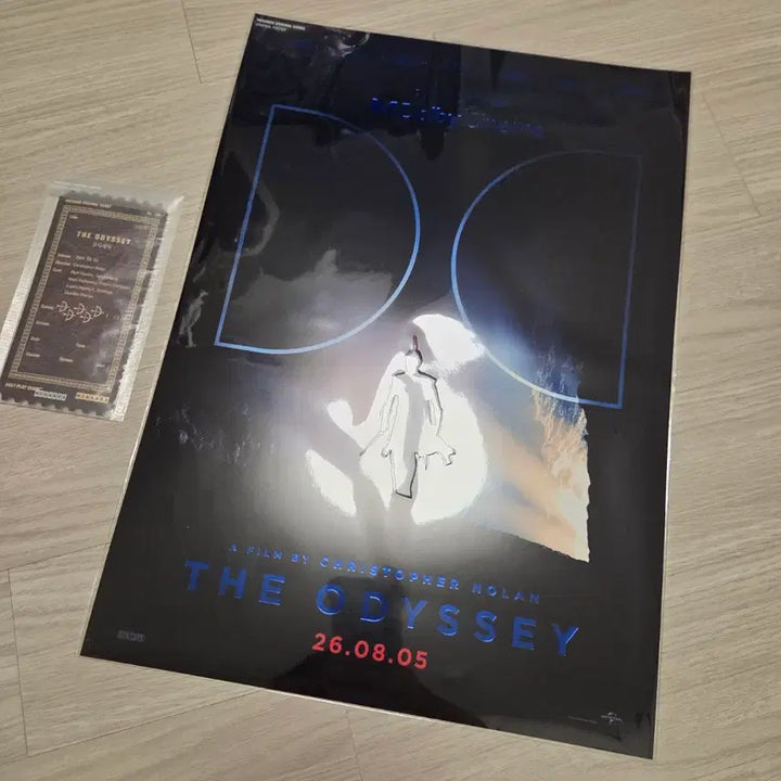 [BUNJANG] Odyssey Dolby Poster, Original Ticket Bundle Set / 일괄) 오디세이 돌비 포스터, 오리지널 티켓