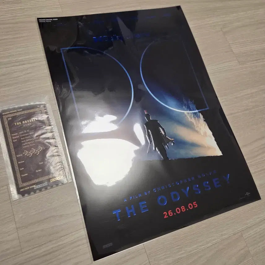 [BUNJANG] Odyssey Dolby Poster, Original Ticket Bundle Set / 일괄) 오디세이 돌비 포스터, 오리지널 티켓