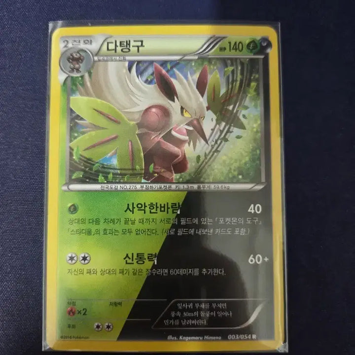 [BUNJANG] Pokemon Card Tangela 003/054 R / 포켓몬 카드 다탱구 003/054 R