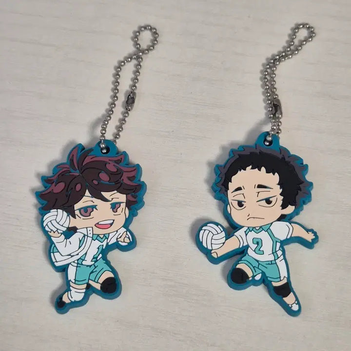 [BUNJANG] Haikyuu!! Oikawa Matsukawa Keychain Set / 하이큐 오이카와 마츠카와 키링 세트