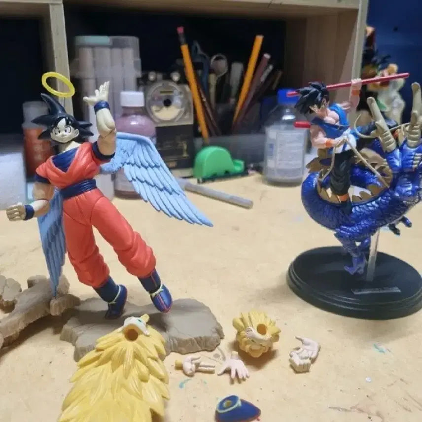 [BUNJANG] Dragon Ball Z Son Goku Figure Bundle / 드래곤볼 손오공 고전 희귀피규어 일괄 판매