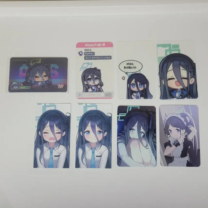 [BUNJANG] Blue Archive Alice Lenticular Card &amp; Photocard Bundle / 블루아카이브 아리스 랜티큘러 &amp; 포토카드 일괄