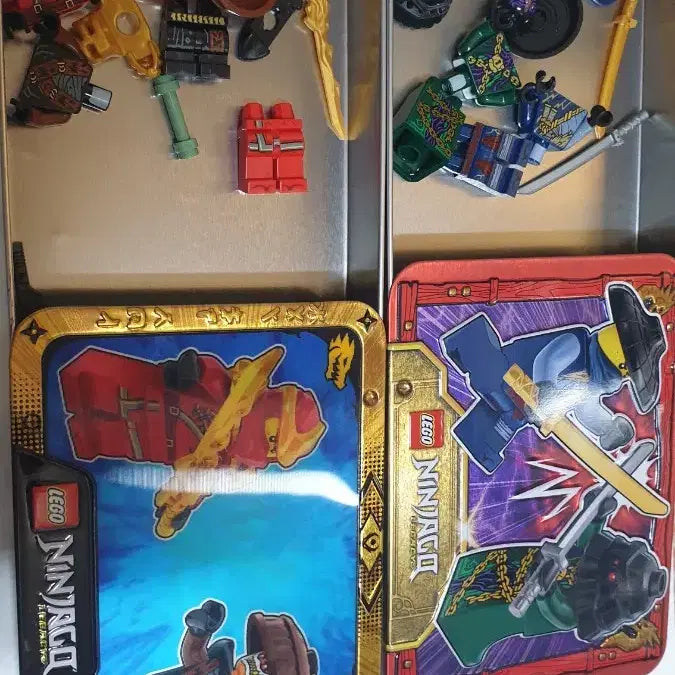 [BUNJANG] LEGO Ninjago Forbidden Five Tin Case Set / 레고 닌자고 록스vs카이+작트vs제이 금지된다섯 틴케이스 새상품